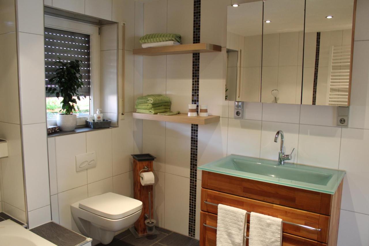 Ferienwohnung Forellenhof Oberschwarzach Esterno foto