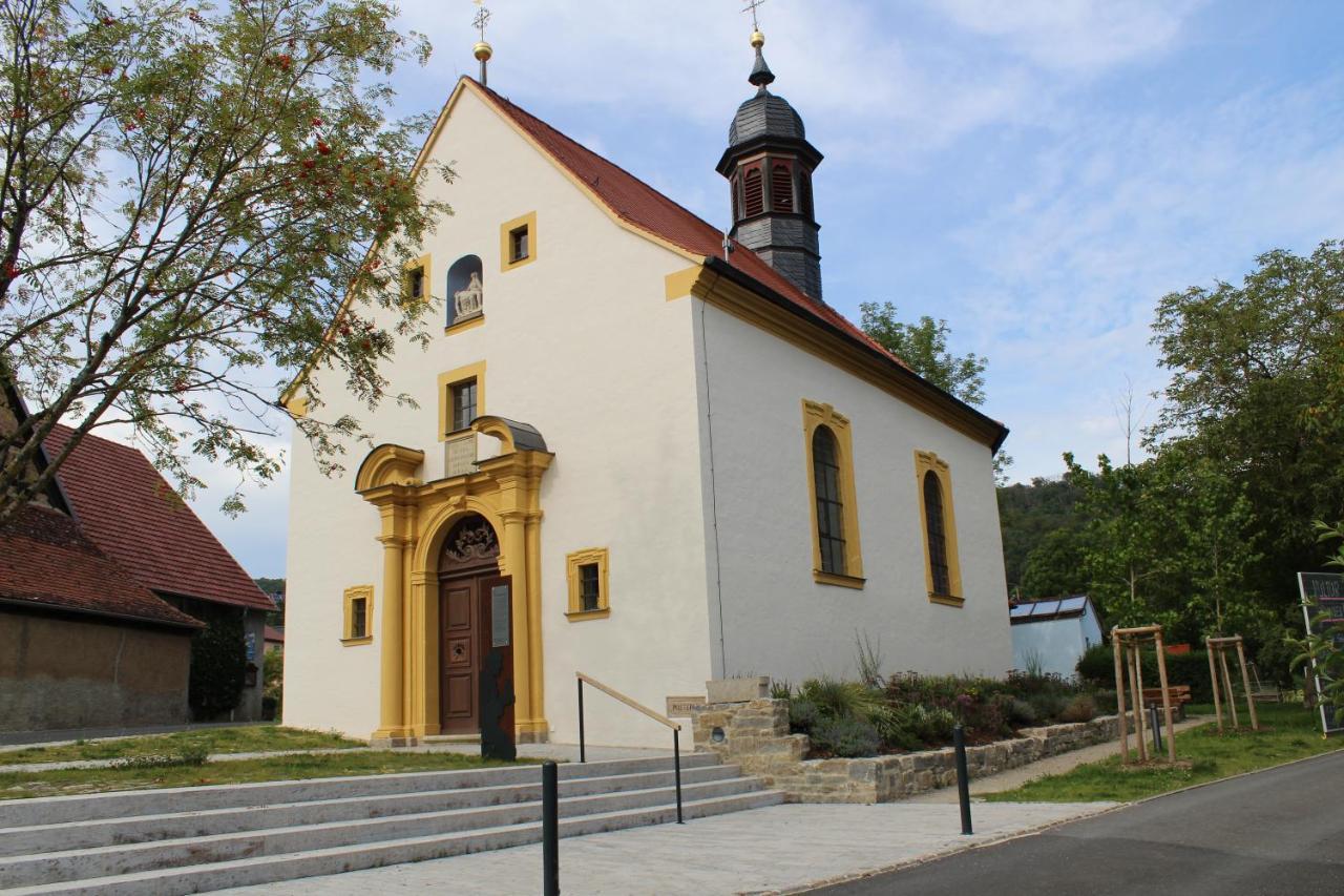 Ferienwohnung Forellenhof Oberschwarzach Esterno foto