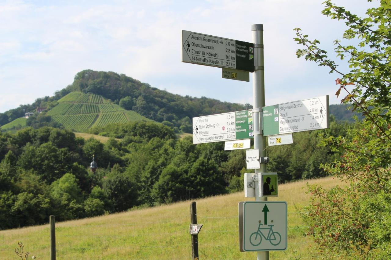 Ferienwohnung Forellenhof Oberschwarzach Esterno foto
